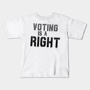 Voting is Not a Freaking Honor--IT IS A RIGHT Kids T-Shirt